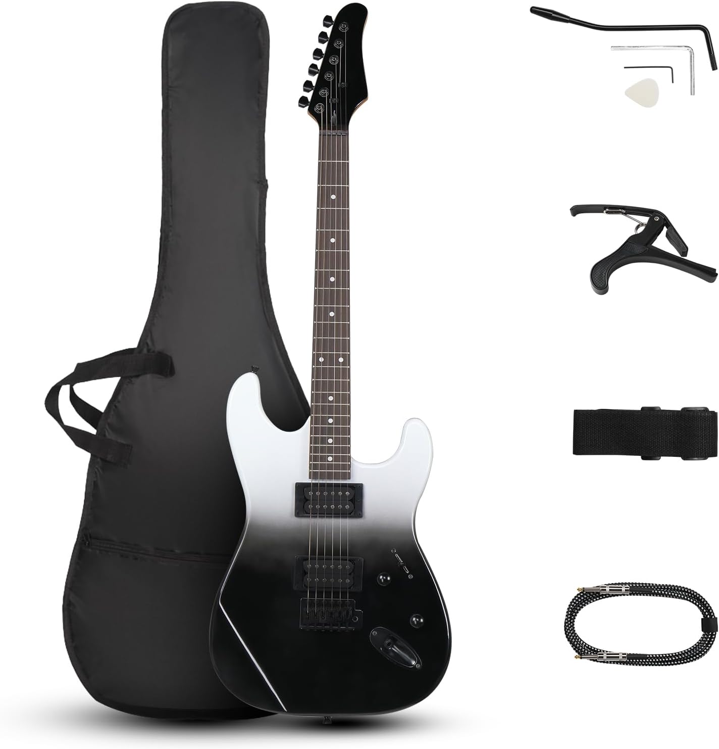 Ktaxon Electric Guitar Kit: Upgrade your skills with pro accessories!