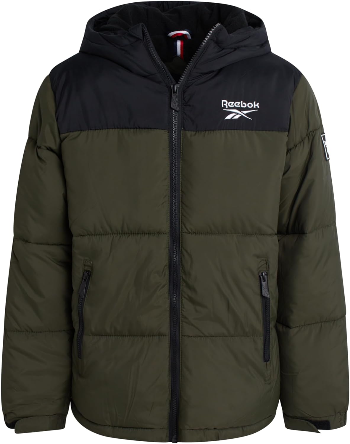Reebok Boys Puffer Jacket - Heavyweight Water Resistant Winter Coat