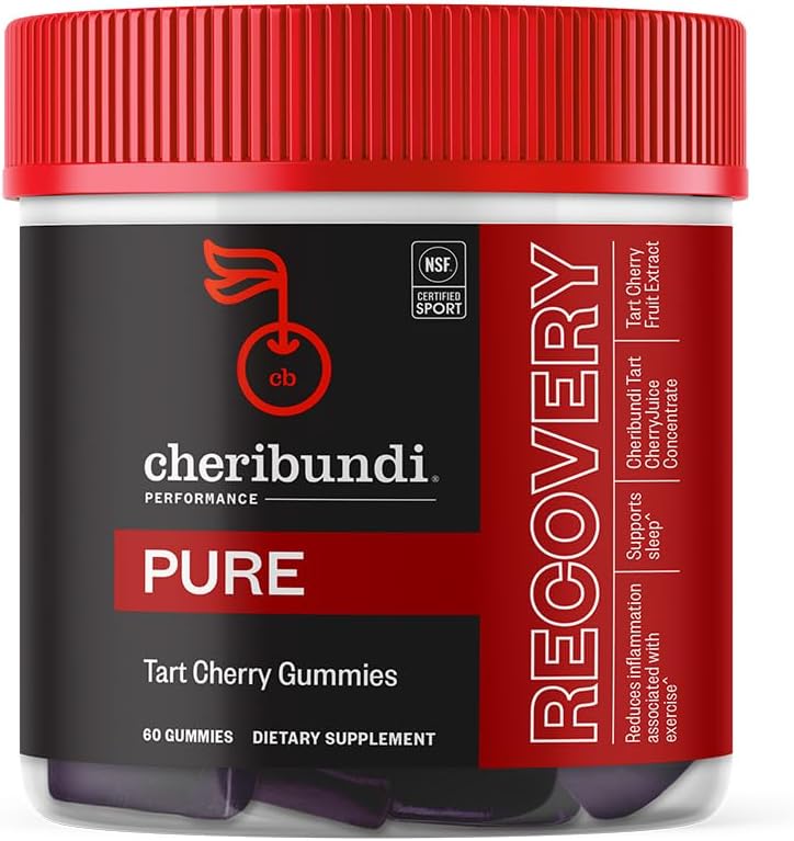 Cheribundi Tart Cherry Gummies for Maximum Recovery Support
