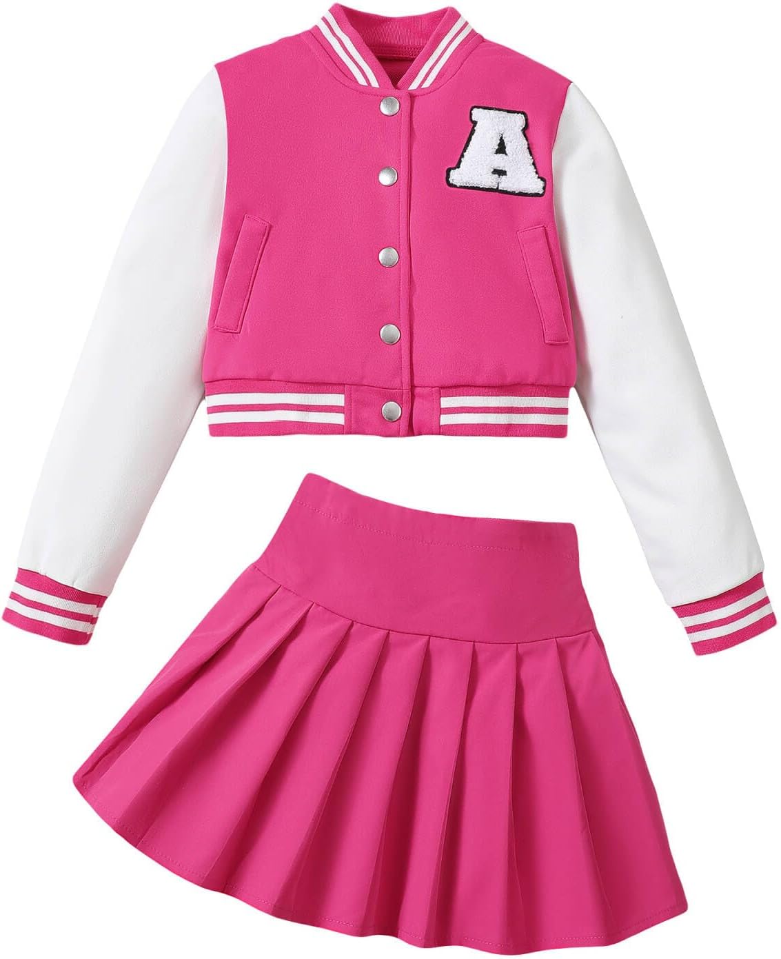 Trendy Girls 2 Piece Outfits Skirt Set for Fall Winter Fun