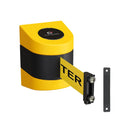 Magnetic Wall Mount Retractable Belt Barrier - 15 ft Safe Retract
