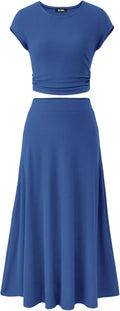Stylish BTFBM Two Piece Skirt Set Perfect for Summer Outings