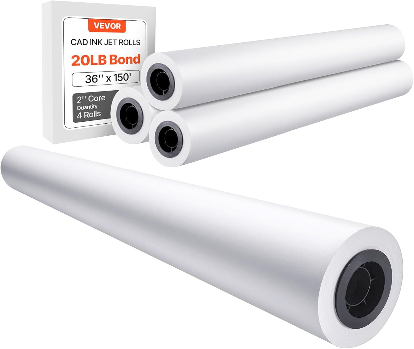VEVOR Wide Format Paper Rolls for CAD Drawings and Plans