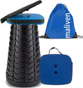 Collapsible Camping Stool with Cushion and Carry Bag - Portable