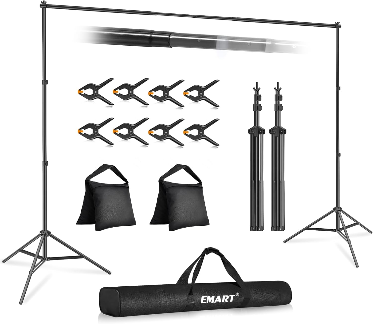 10x7ft Photo Studio Backdrop Stand - Perfect for Events!