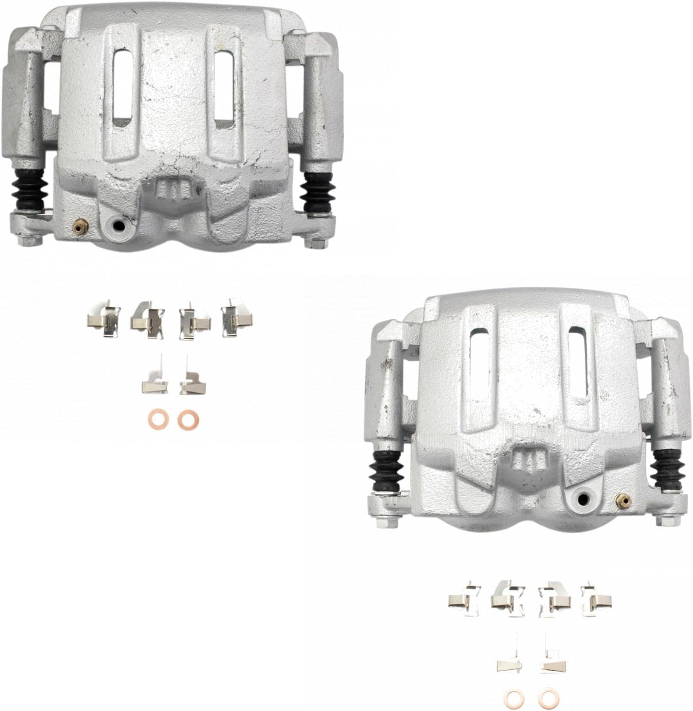 TRQ Front Brake Caliper Set for 2005-2012 Ford F-250 Super Duty