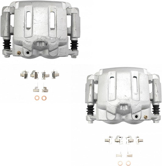 TRQ Front Brake Caliper Set for 2005-2012 Ford F-250 Super Duty