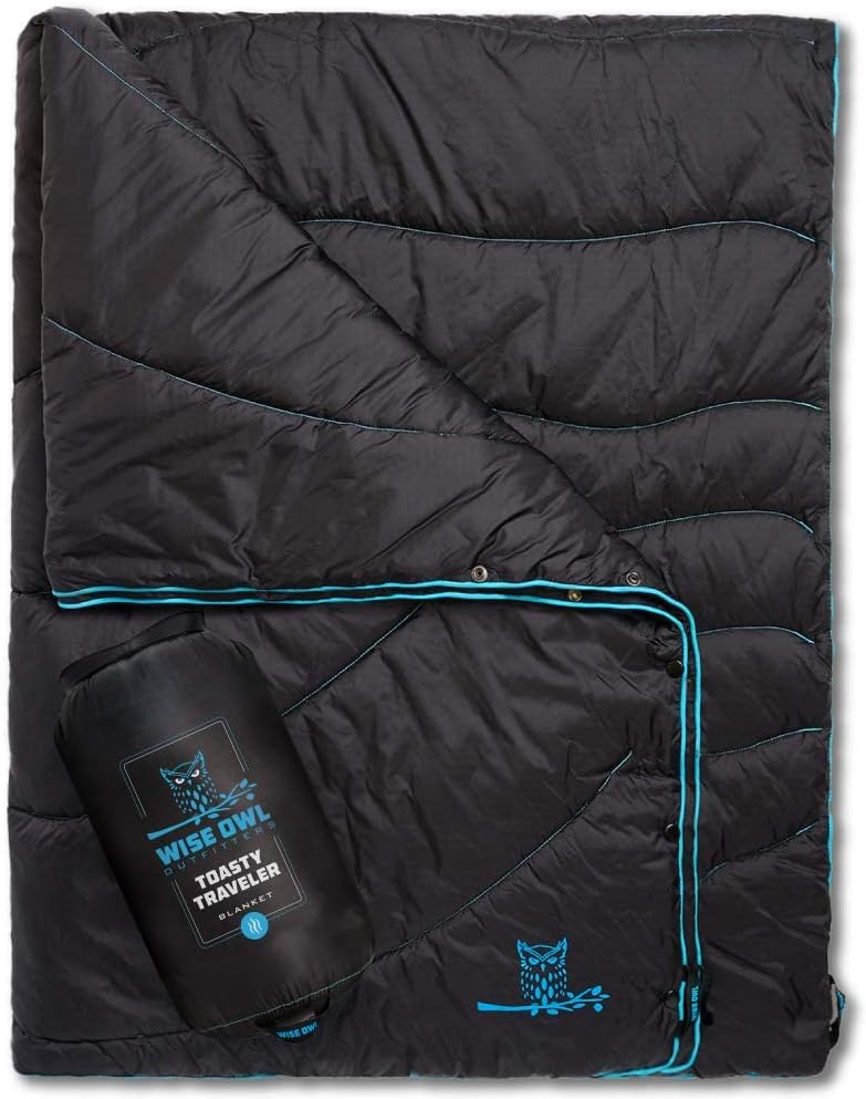 Wise Owl Waterproof Camping Blanket - Packable Quilt