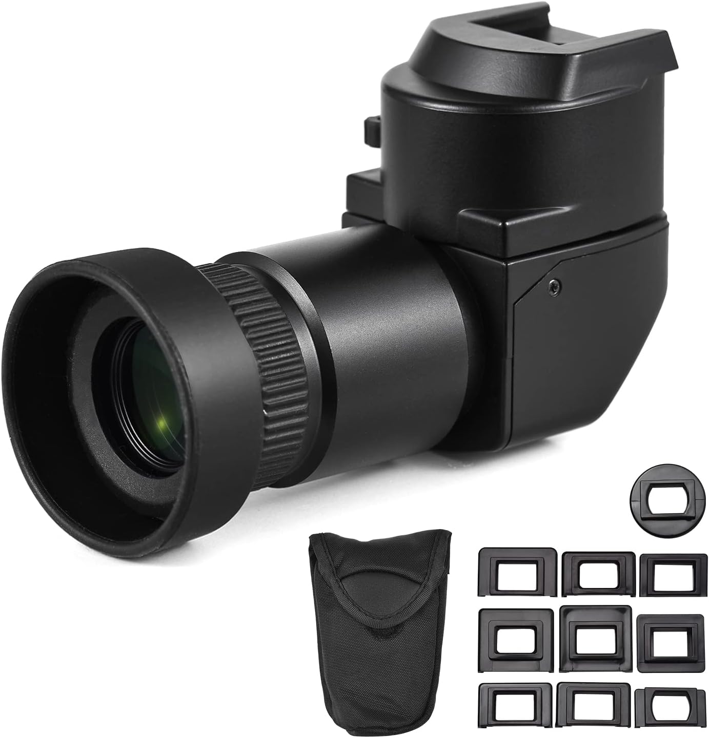 Right Angle Camera Viewfinder with 1.25X/2.5X Magnification