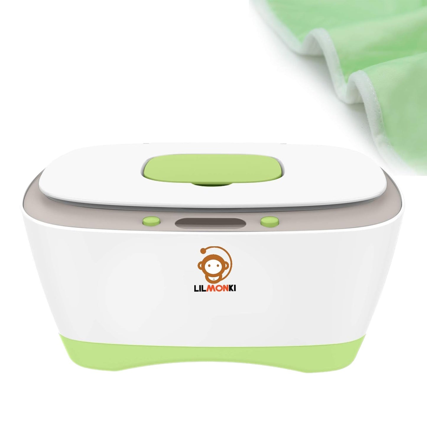 Lilmonki Wet Wipe Warmer and Dispenser for Baby Wipes - BPA-Free