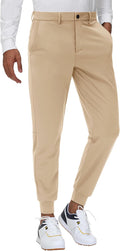 Men's Stretch Golf Joggers Pants with Belt Loops - Slim (Style KYNR)