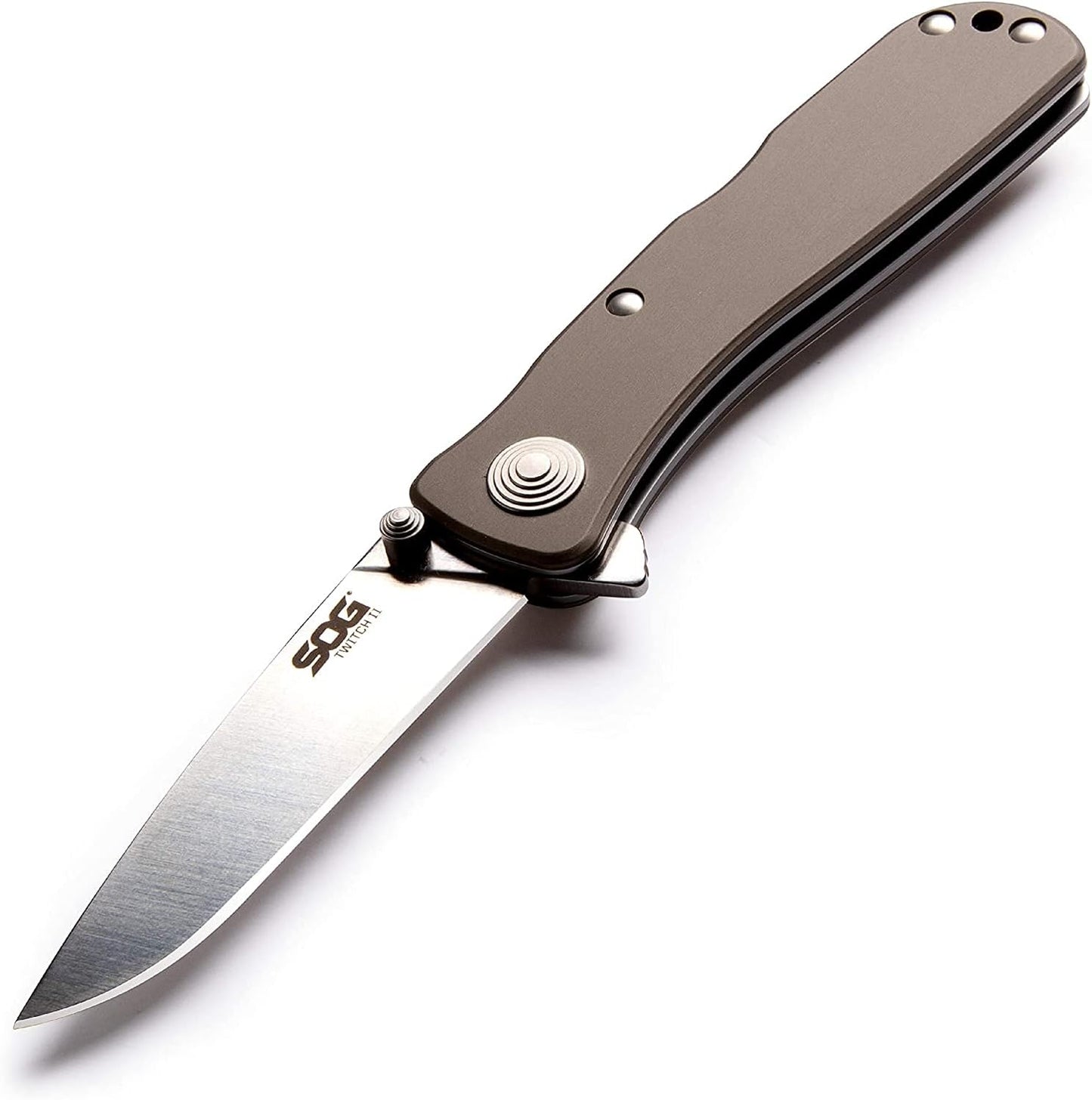 SOG Twitch II Drop Point Folding Knife for Everyday Carry