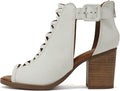 Soda Womens Aran Open Toe Heel Sandal - Versatile Comfort for Work