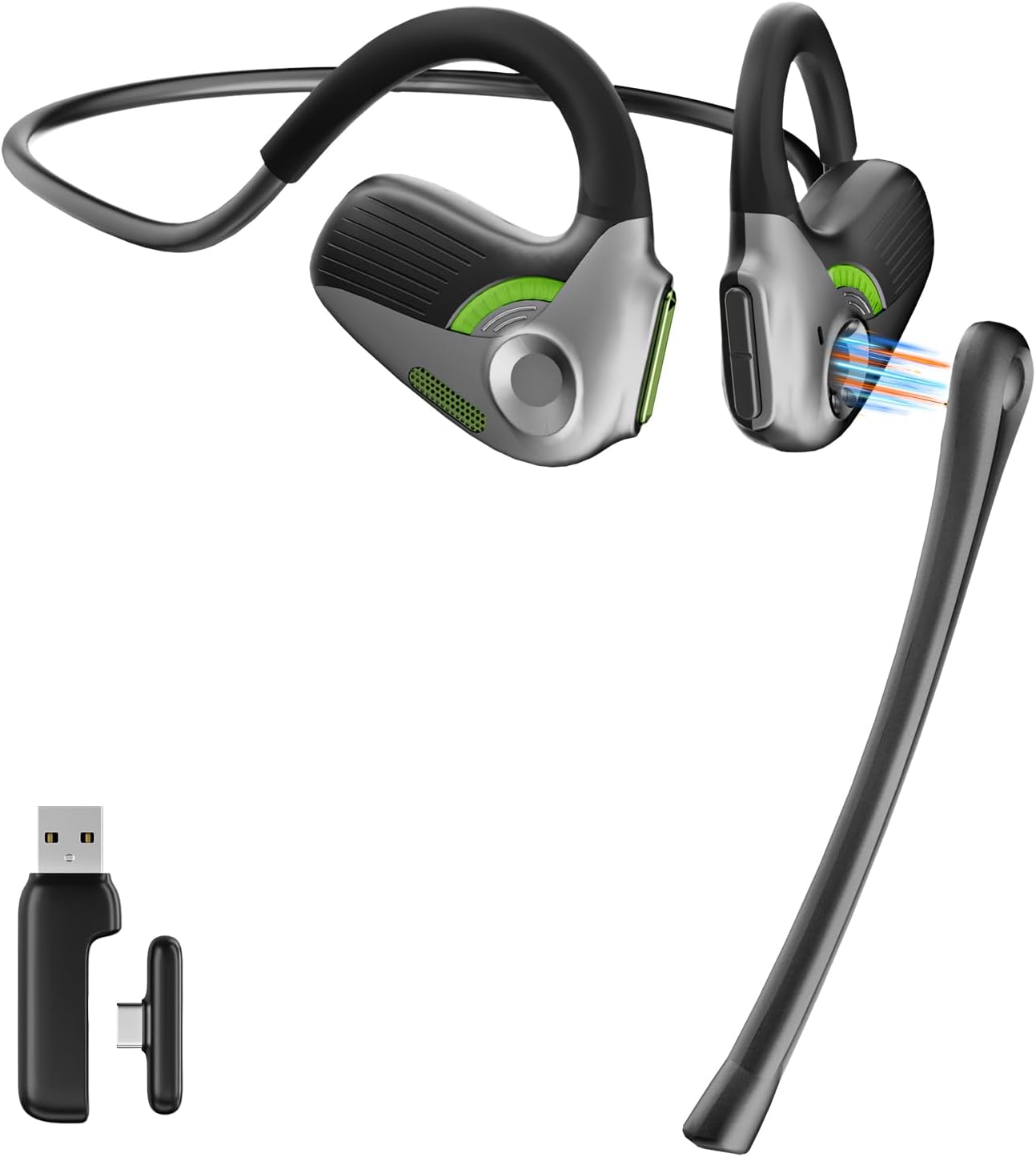 Ulian Wireless Gaming Headphone: Low Latency Stereo Sound