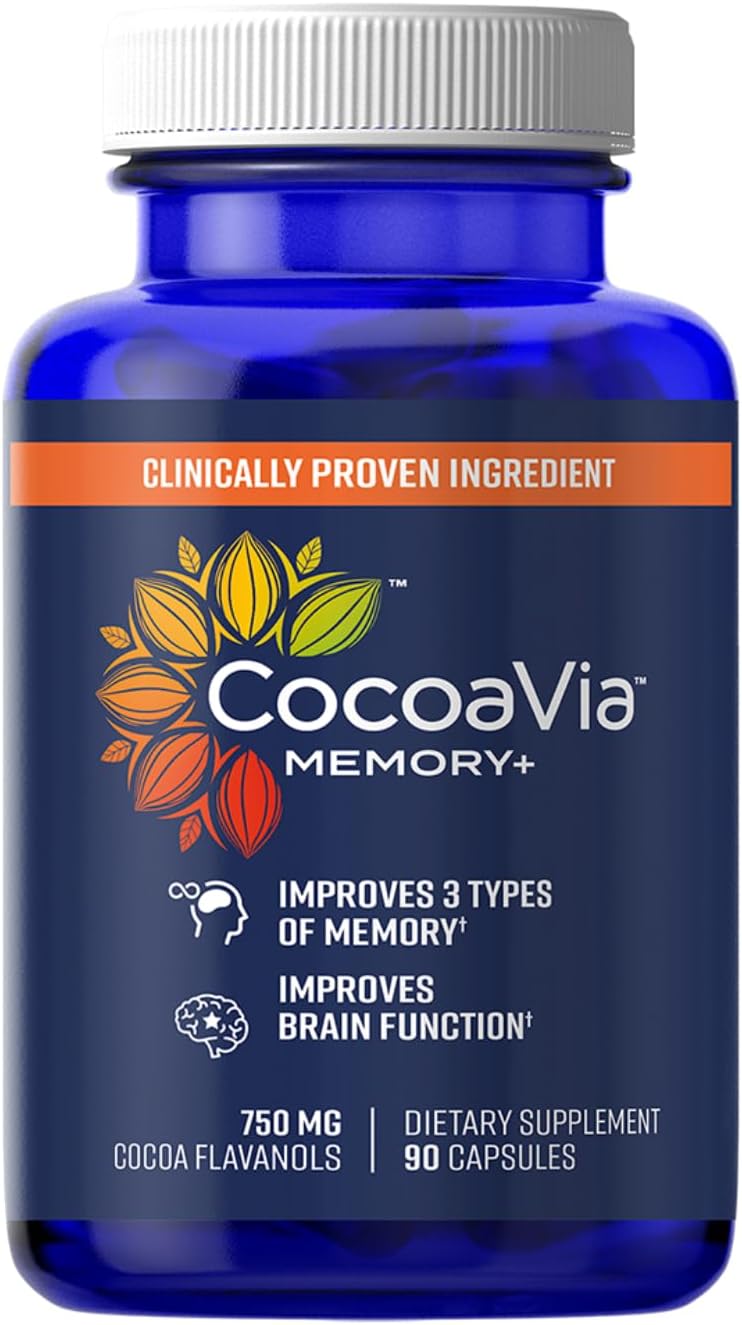 CocoaVia Memory+ Brain Supplement for Enhanced Cognitive Function