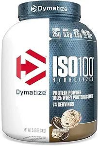 Dymatize ISO100 Hydrolyzed Protein Powder for Muscle Gains