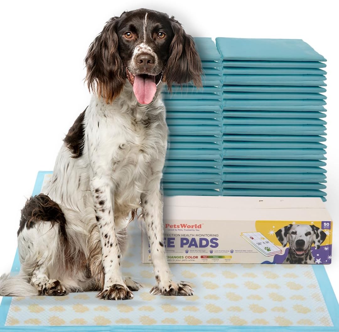 PETSWORLD Giant Dog Potty Pads - Ultra Absorbent 36x36 Size