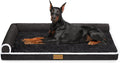 Orthopedic Jumbo Dog Bed Large 56ftin x 40ftin - Supportive L Bolster