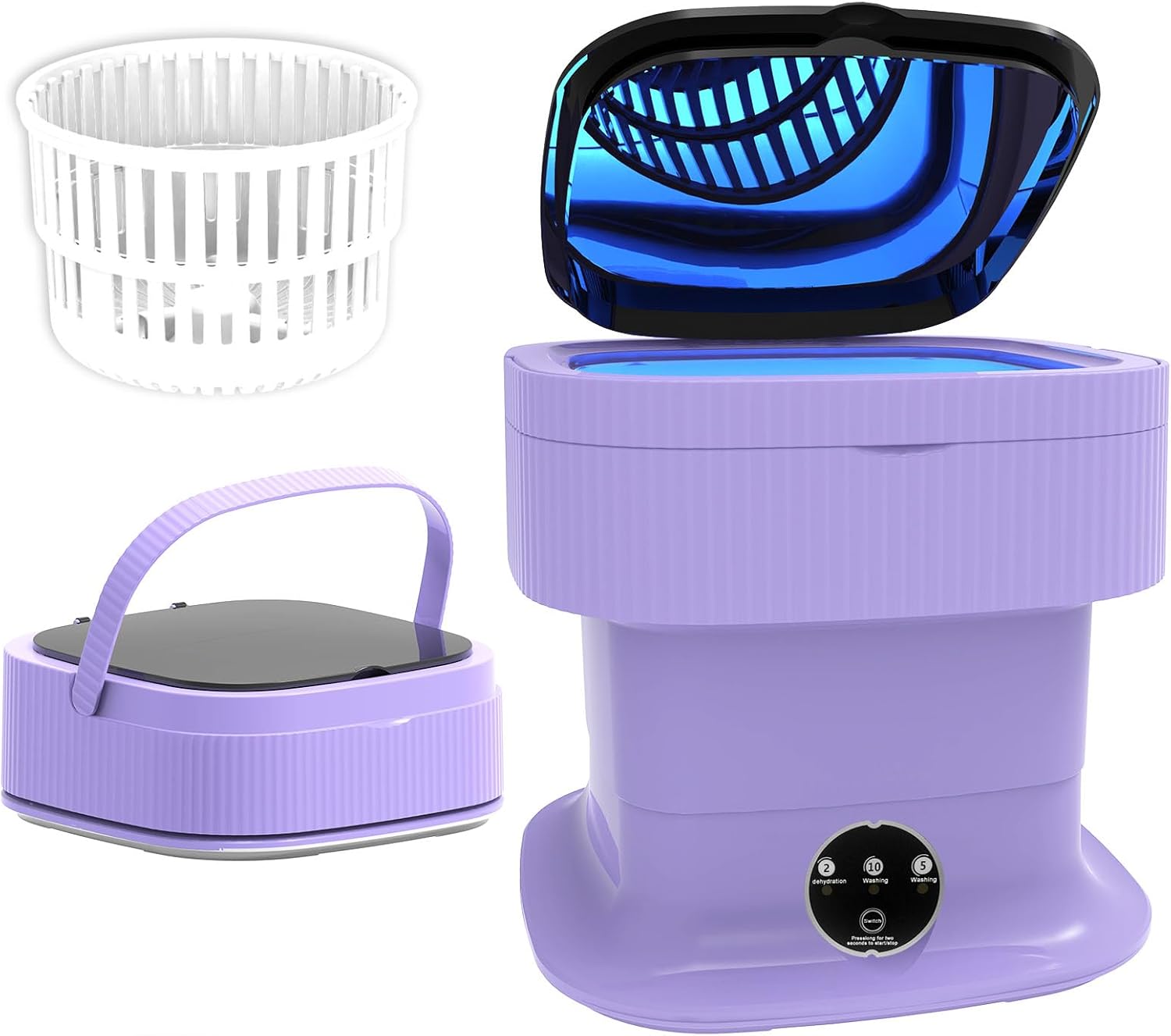 Portable Foldable Mini Washer: 16L Compact & Convenient