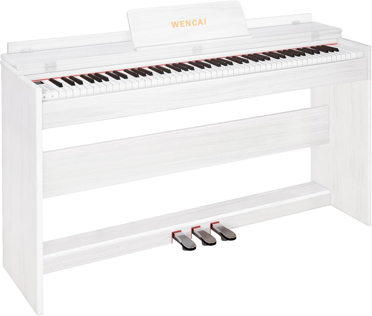 Premium 88-Key Weighted Digital Piano: Professional Hammer Action, Triple Pedal