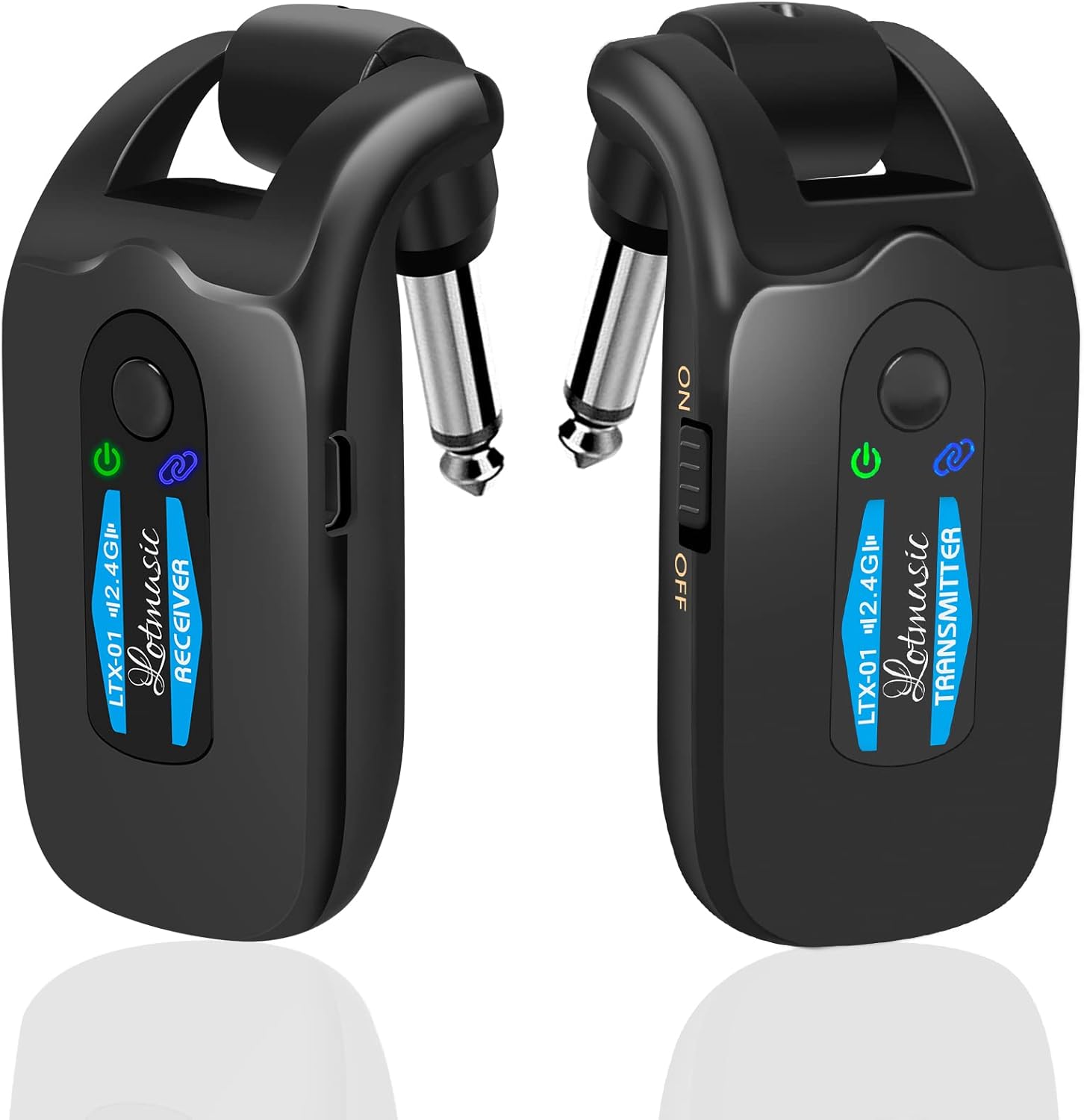2.4GHZ Wireless Guitar System for Electric Guitar and Bass