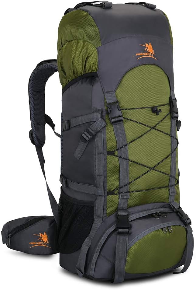 Waterproof 60L Hiking Backpack with Rain Cover by Bseash