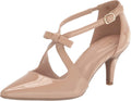 Bandolino Women's Zeffer Pump - Pointed Toe Kitten Heel for Events