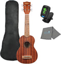 Kala KA-15S Ukulele Bundle with Tote Bag, Tuner, and Cloth