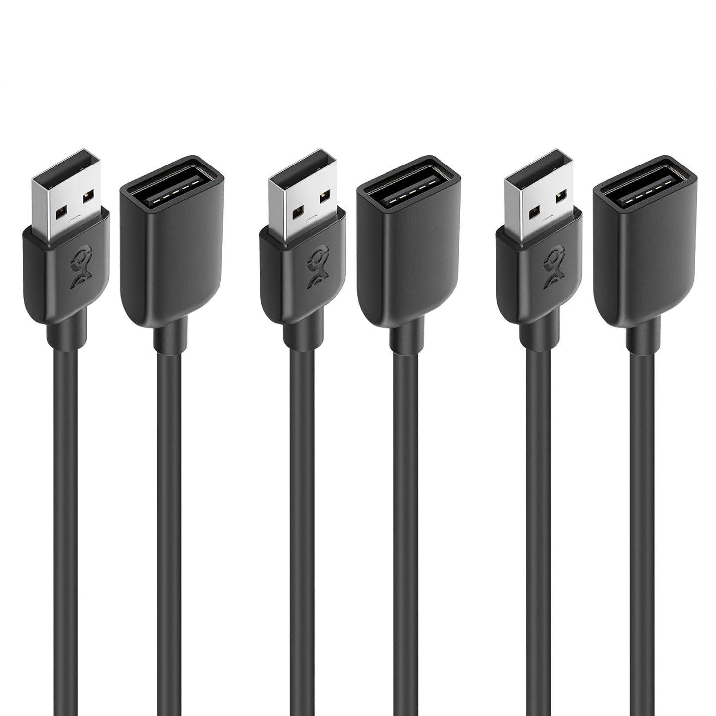 Fast Data Transfer: Cable Matters 6ft USB Extension 3-Pack