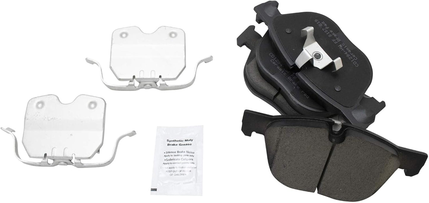 TRQ Front Brake Pads Ceramic for 2007-2018 BMW X5 & 2008-2019 X6