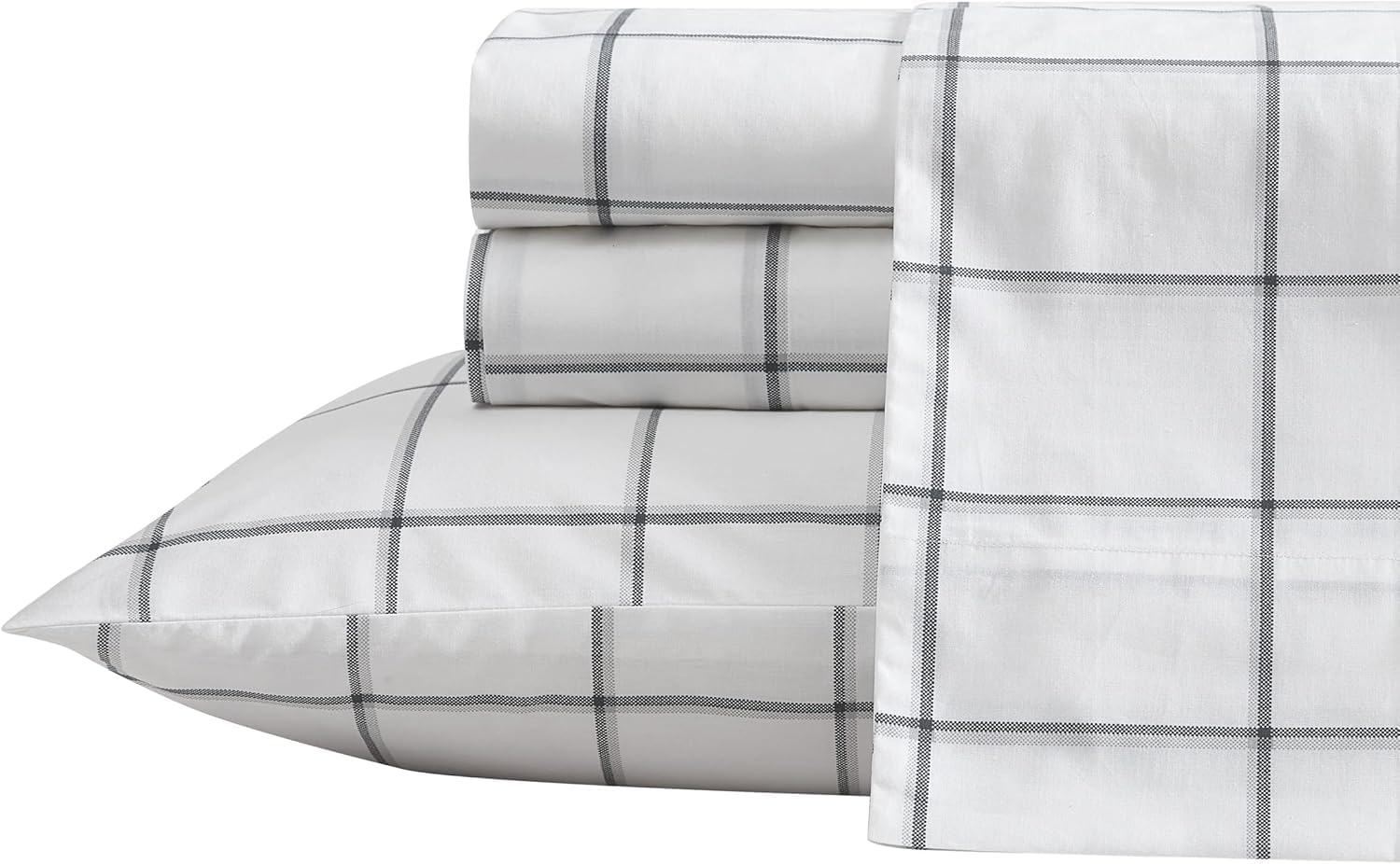 Nautica Queen Sheet Set - Crisp Cotton Percale Bedding for Comfort