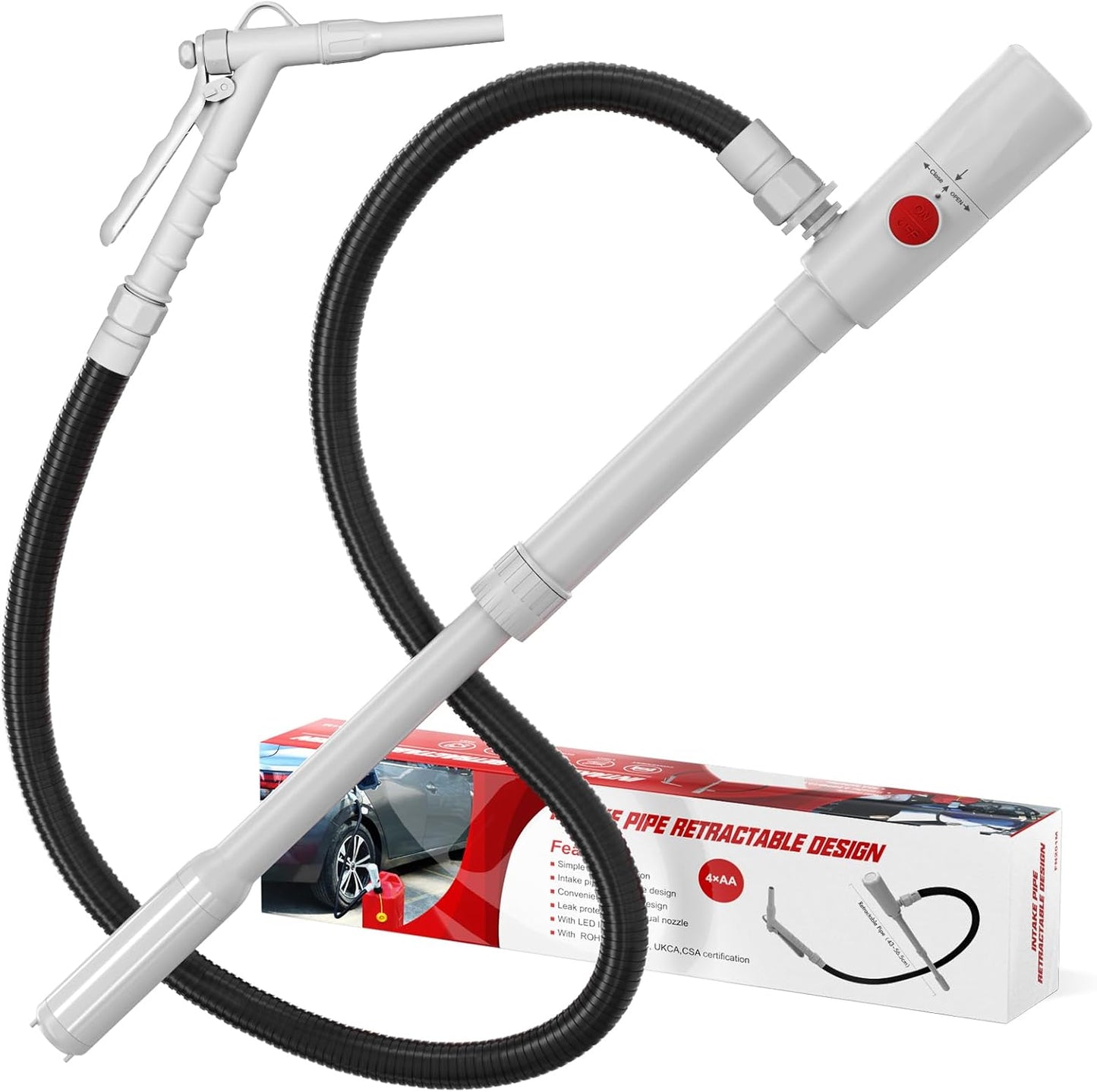 Portable Transfer Pump for Effortless Fuel Transfer with Ease