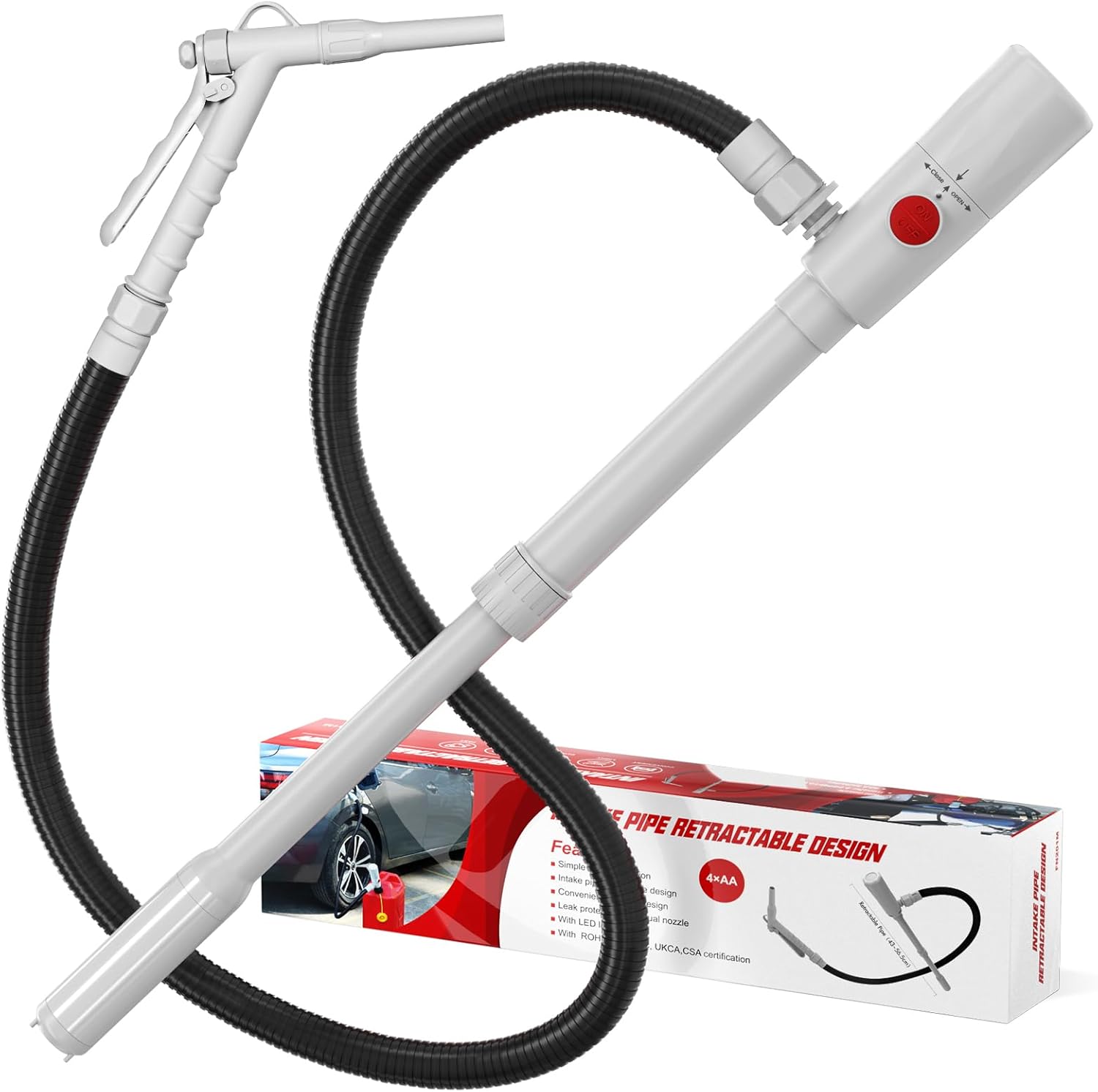 Portable Transfer Pump for Effortless Fuel Transfer with Ease
