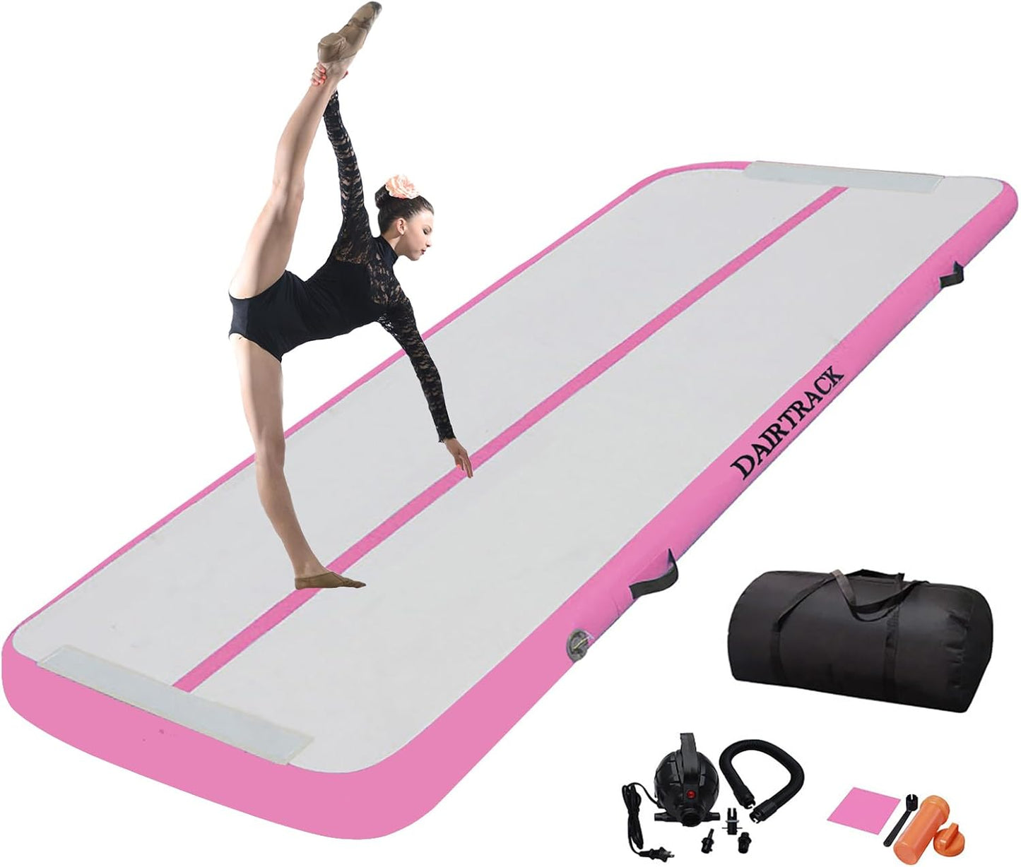 DAIRTRACK 20ft Inflatable Tumbling Mat: Ultimate Gymnastics Fun!