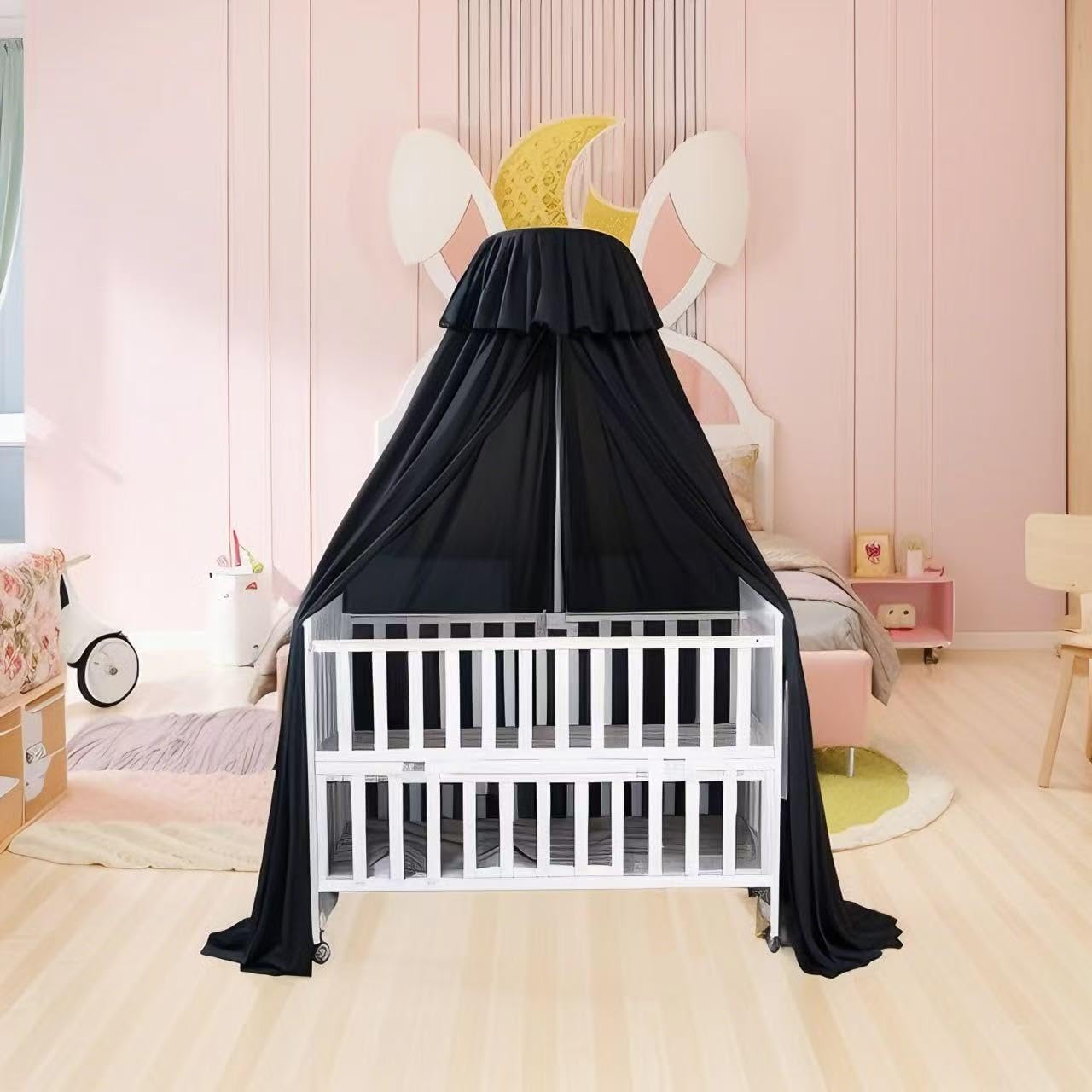 Blackout Crib Canopy: Keep Baby Safe & Secure