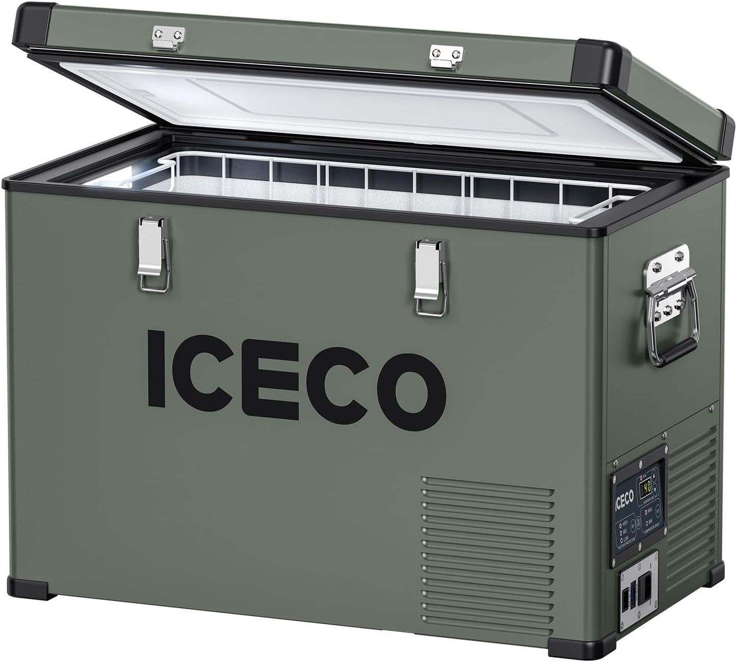 ICECO 45L Portable Refrigerator: SECOP Compressor, Home & Car Use