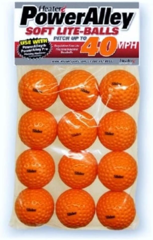 40 MPH Orange Soft Foam Balls | Lightweight & Accurate | Ideal for Batting & Fielding - SLB10