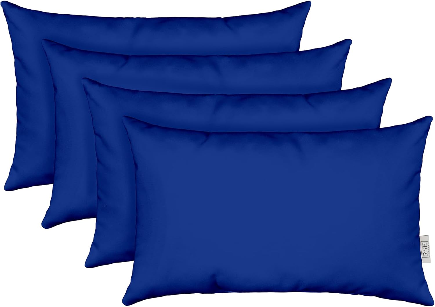 Sunbrella Lumbar Throw Pillows Set of 4 for Outdoor Comfort