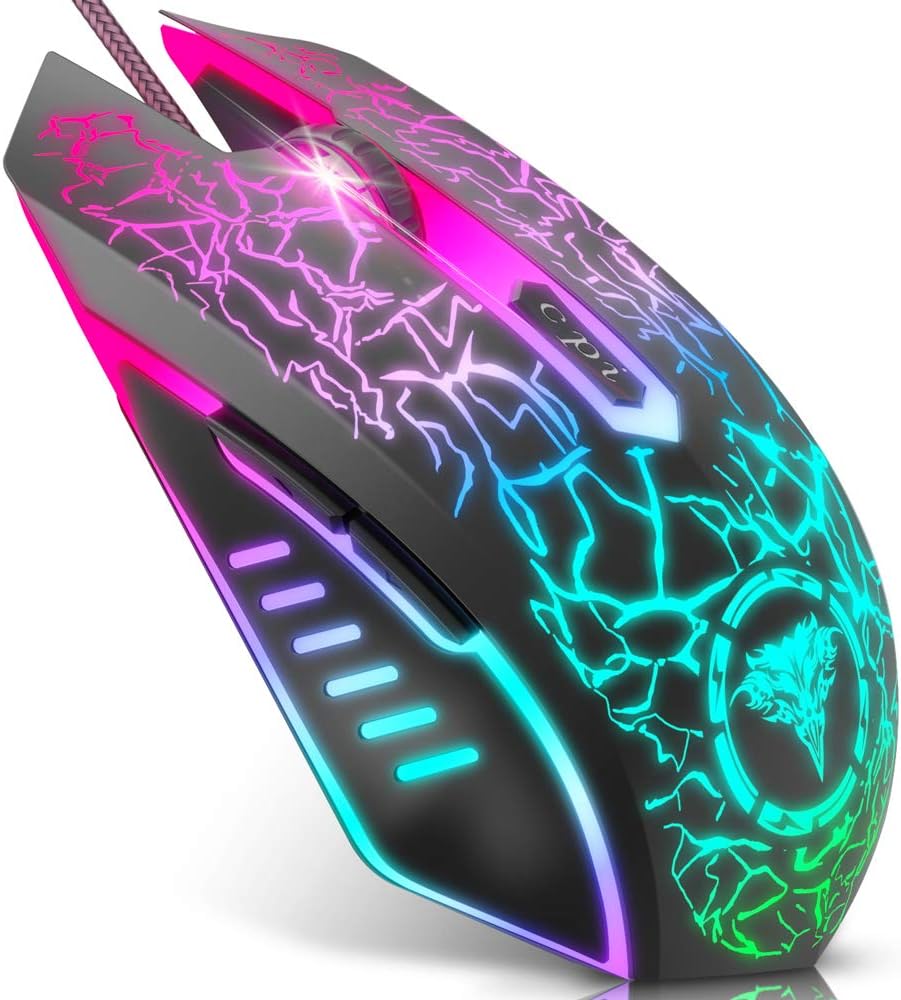 BENGOO RGB Gaming Mouse - Enhanced Precision & Customization