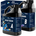 Epoxy Resin 2 Gal Kit, Crystal Clear Epoxy Resin Kit - Low Odor, Less