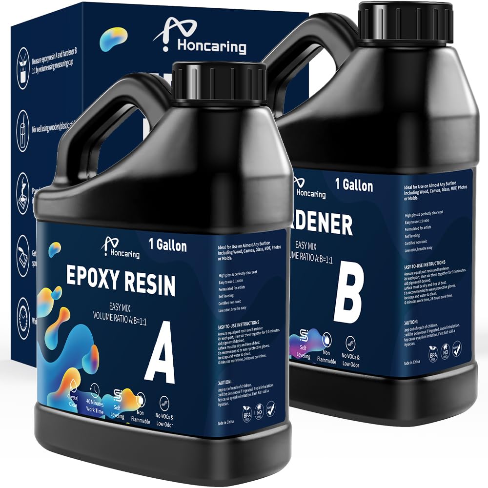 Epoxy Resin 2 Gal Kit for Crystal Clear Jewelry Making Projects