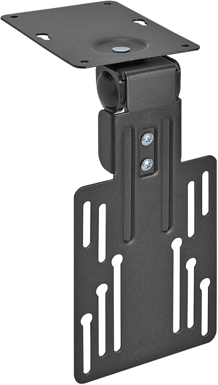 Mount-It! Compact Ceiling TV Mount | Space-Saving Flip Down Bracket | 90 Tilt, 360 Swivel | VESA 50x50 - 100x100