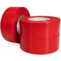 2 in x 60 Yards Red Stucco Tape, 3 Rolls - Heavy-Duty, Smooth Edge