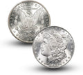 Antique 1882 S Morgan Silver Dollar Coins Set - Reproduction
