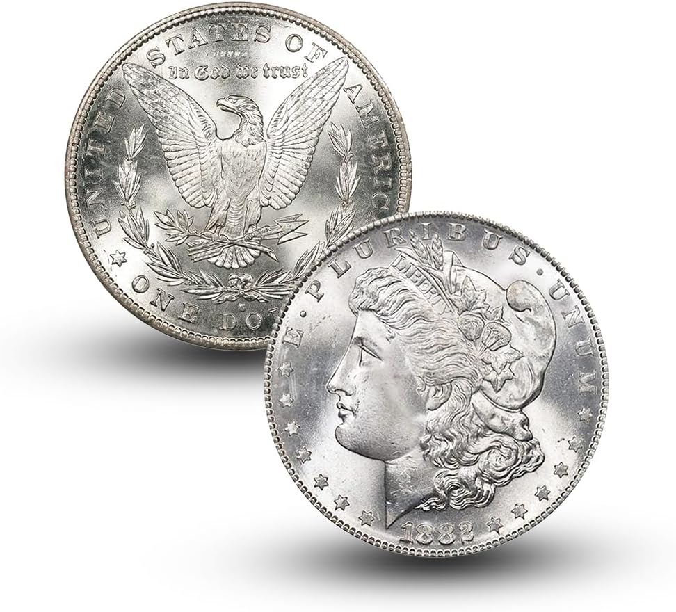 Antique 1882 S Morgan Silver Dollar Coins for Collectors