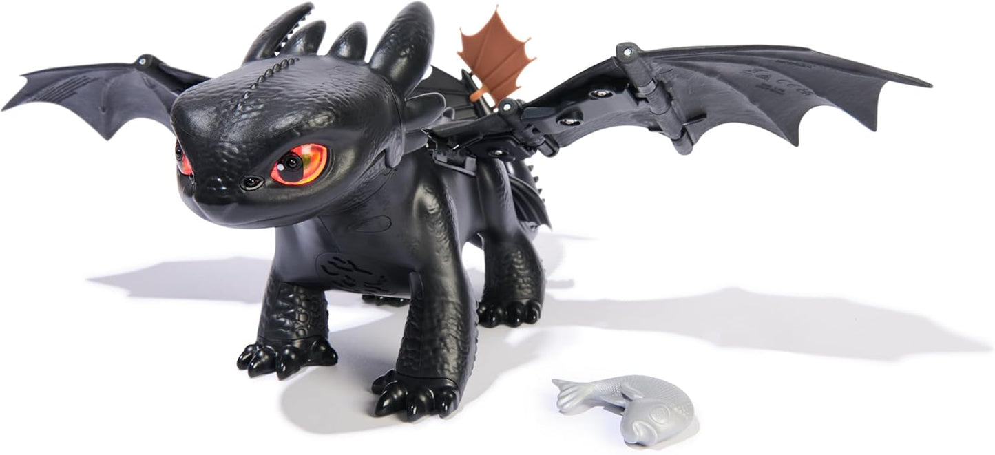 Interactive Toothless Dragon Toy with Sounds for Kids Ages 4