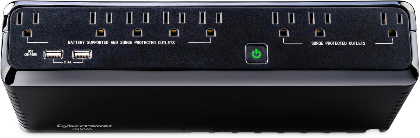 CyberPower SL700U Standby UPS Battery Backup with 8 Outlets