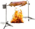 Electric BBQ Rotisserie Grill Kit for Perfect Roasting