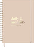 Undated Daily Planner with Hourly Schedule - Large 8.5in x 11in