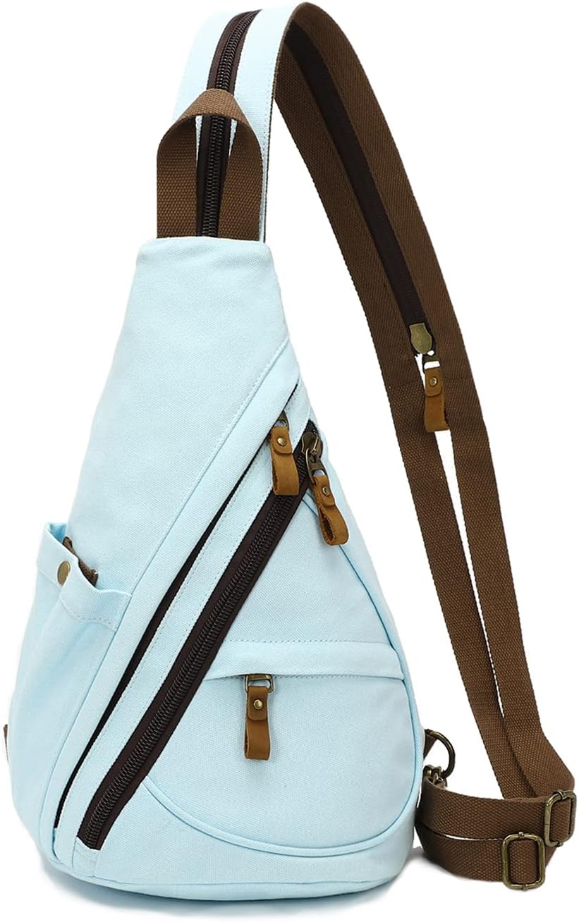 KL928 Canvas Sling Bag - Stylish Crossbody Backpack for All